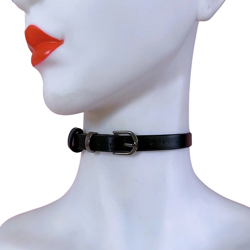 Summer Niche Fine Black Everyday Joker Short Minimalist Collar