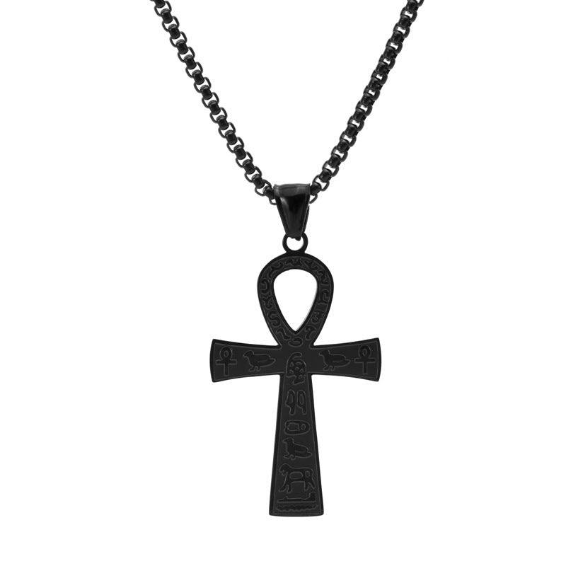 Women's & Men's Cross Ancient Egypt Implied Hip Hop Necklaces