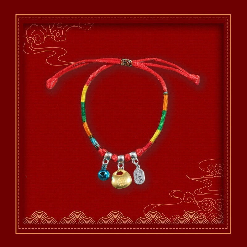Children's Dragon Boat Festival Colorful Rope Chic Carrying Strap Batch Bracelet