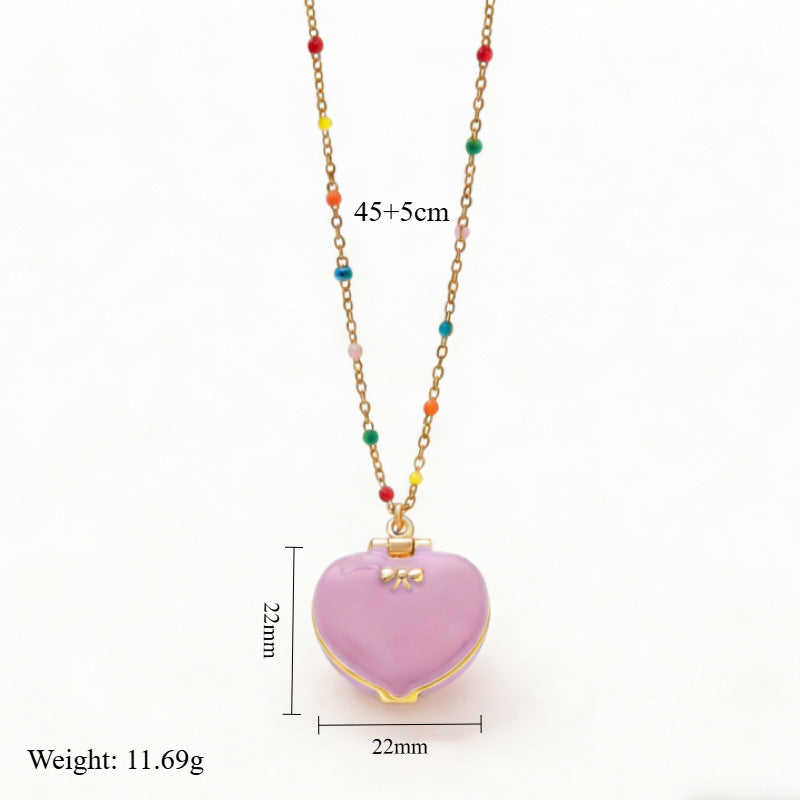 Box Female Five-pointed Star Love Cute Necklace