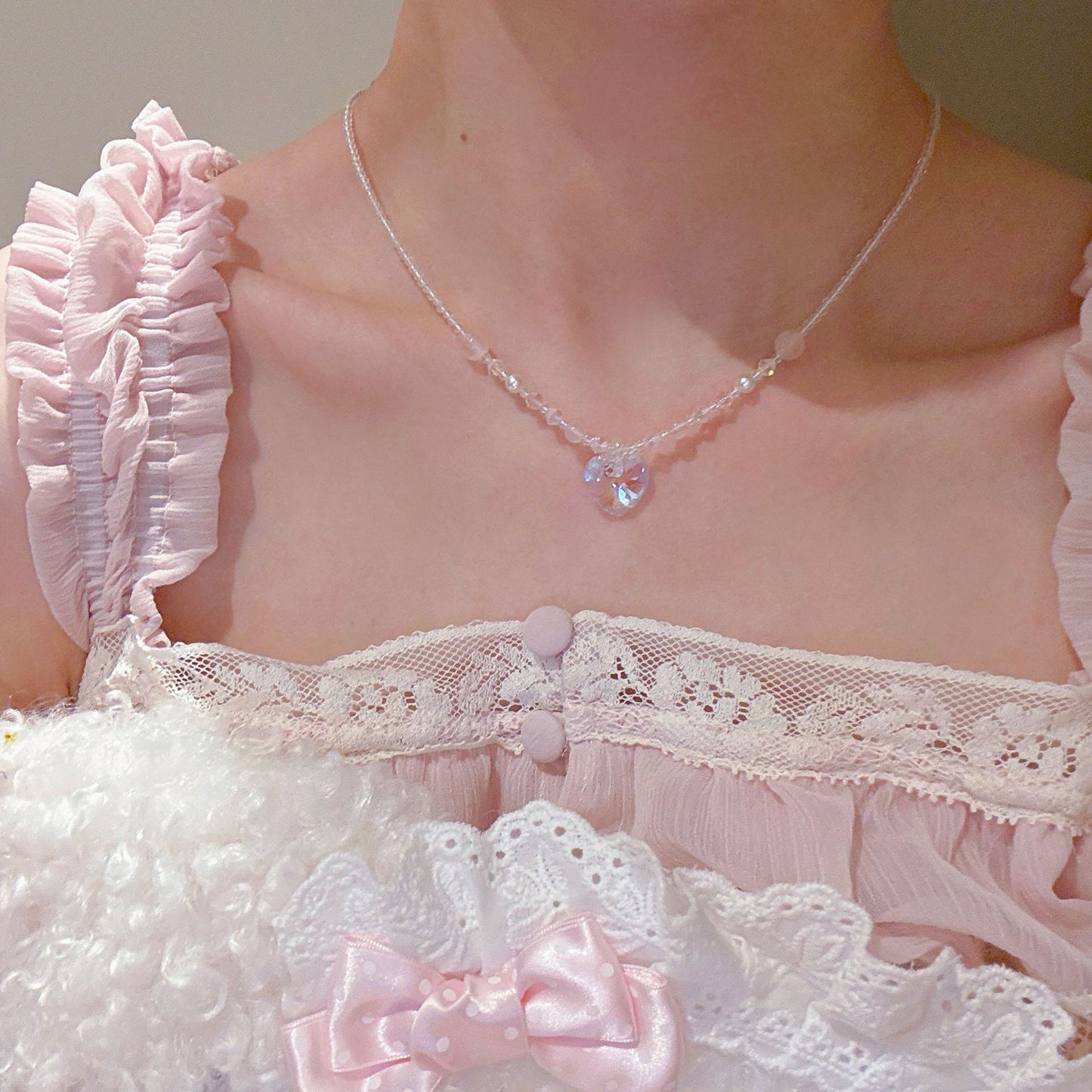 Luxury Minority Fresh Dopamine Sweet Clavicle Chain Necklace