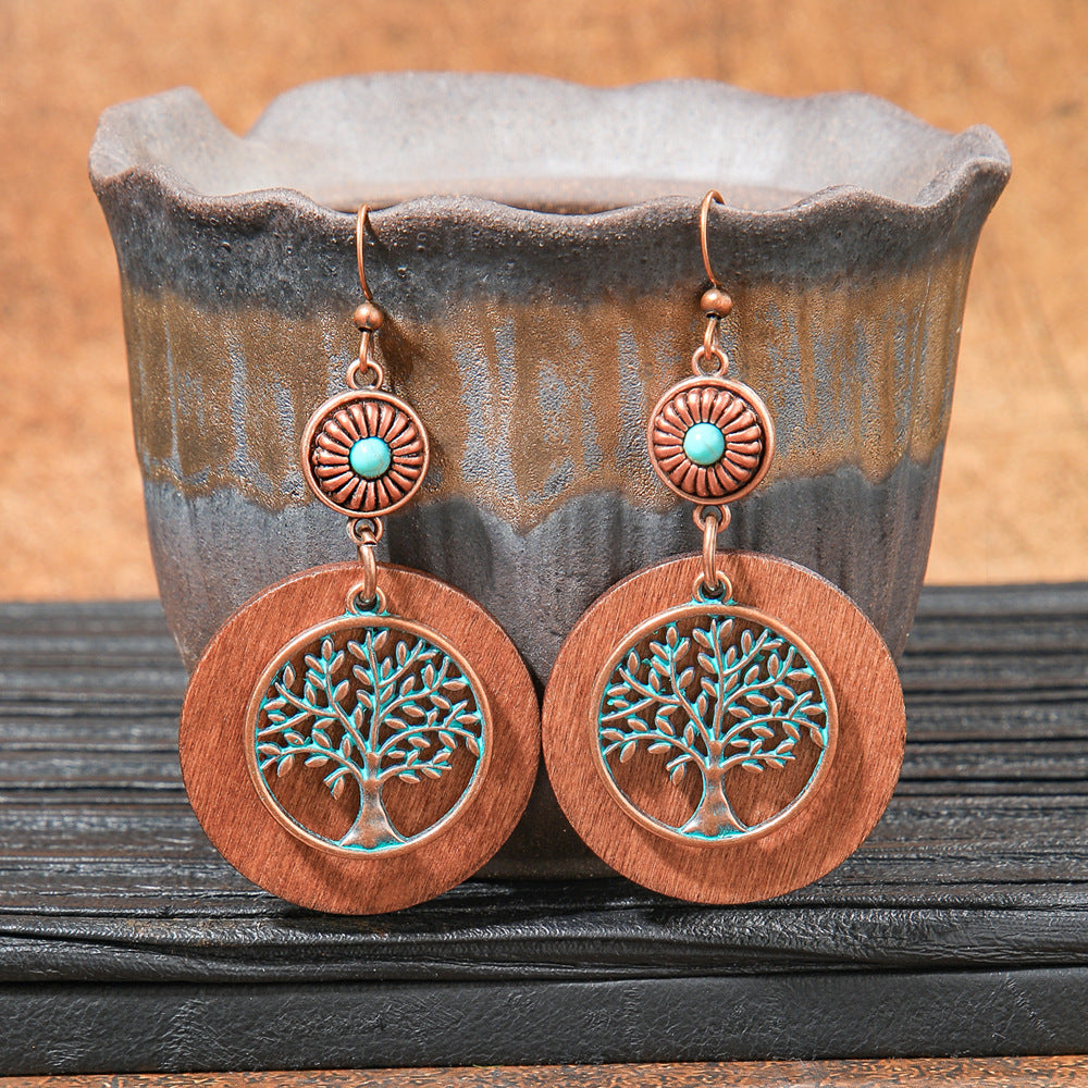Attractive Antique Bohemian Ethnic Style Handmade Earrings