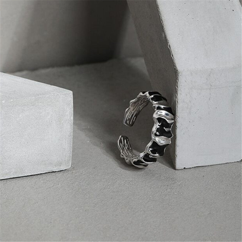 Female Fashion Design Temperament Personalized Cold Style Opening Ring