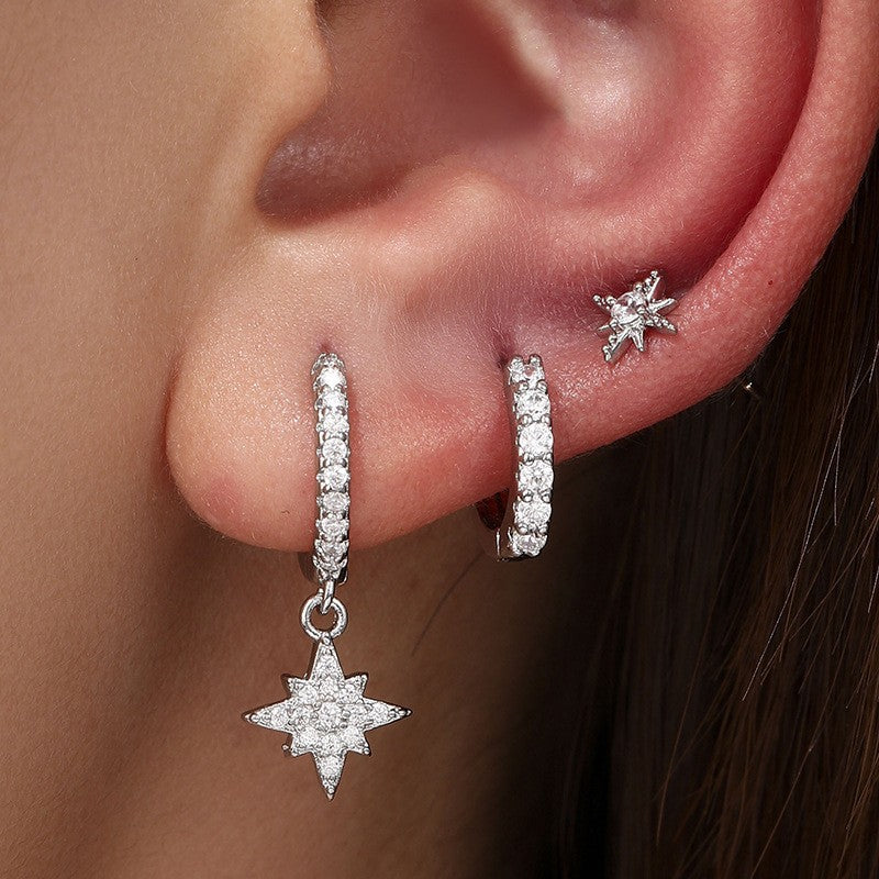 Women's Fashion Single Ear Suit Clip Graceful Rings