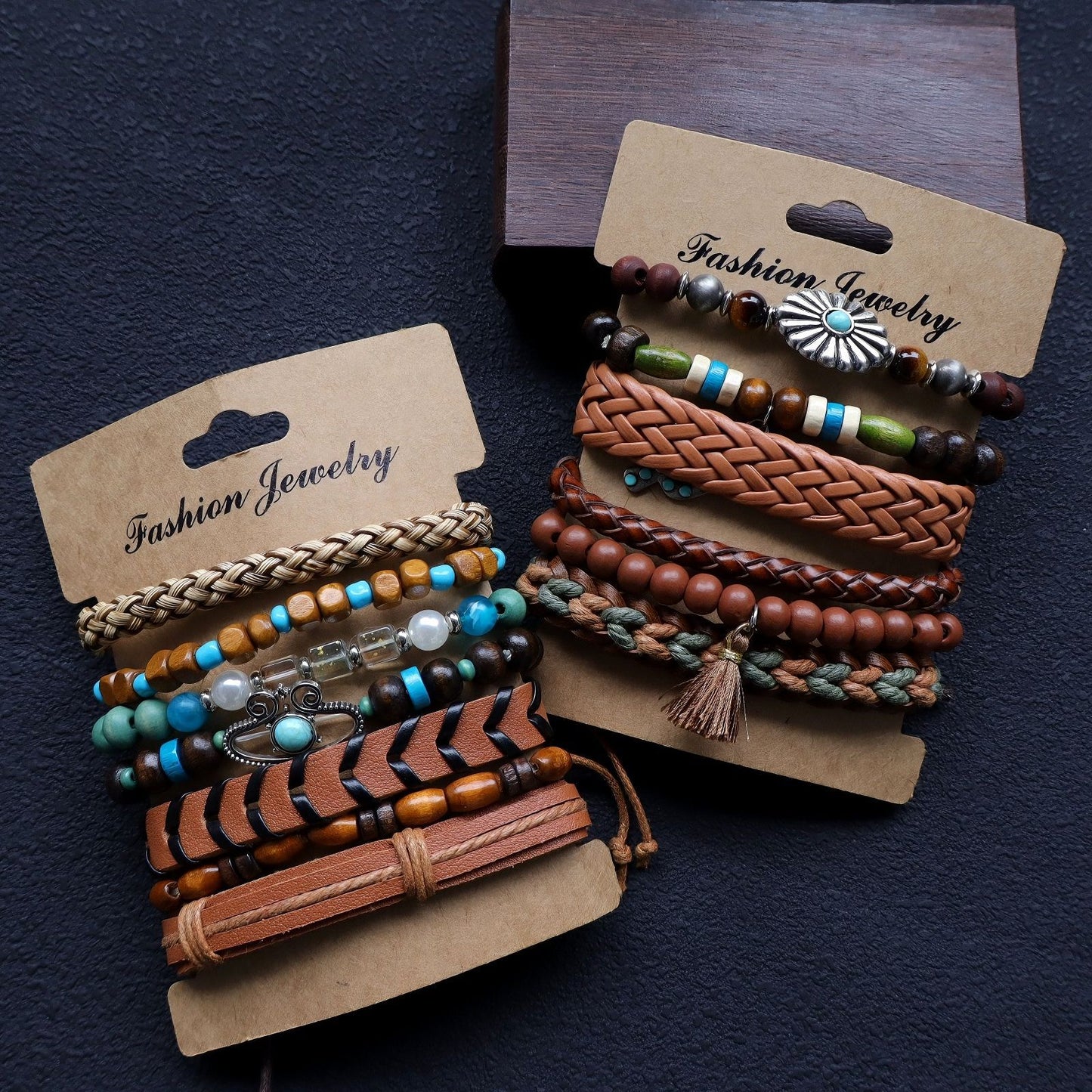 Women's Vintage Turquoise Beaded Bohemian Fashion Source Bracelets