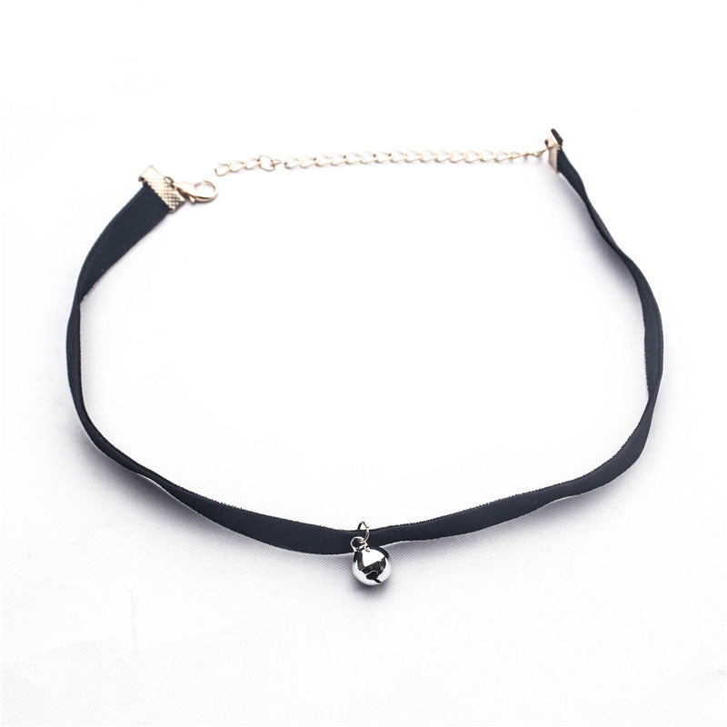 Female Dark Simple Fairy Temperamental Short Neck Collar