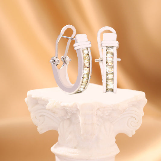 Simple High-grade Elegant Graceful Ear Clips Stud Earrings