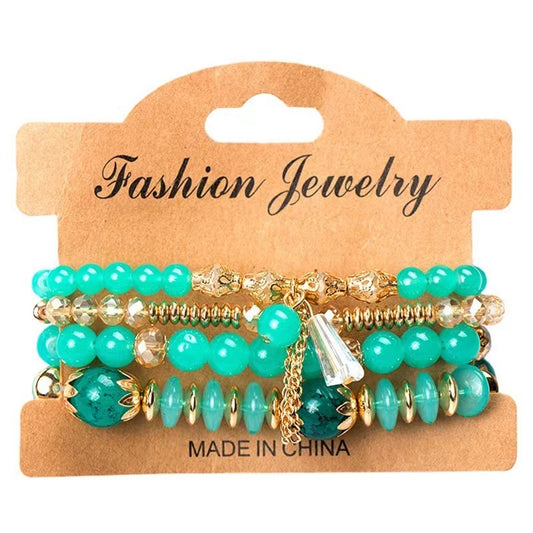 Women's Bohemian Elegant Crystal Exotic Suit Jewelry Bracelets