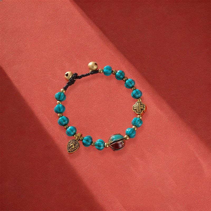 Style Tibetan Imitation Beeswax Retro Minority High Sense Wax Rings