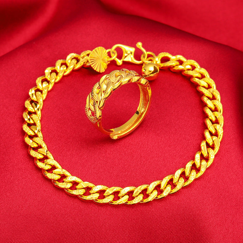 Women's Vietnam Placer Gold Twist For Female Bracelets