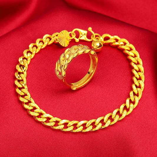 Women's Vietnam Placer Gold Twist For Female Bracelets