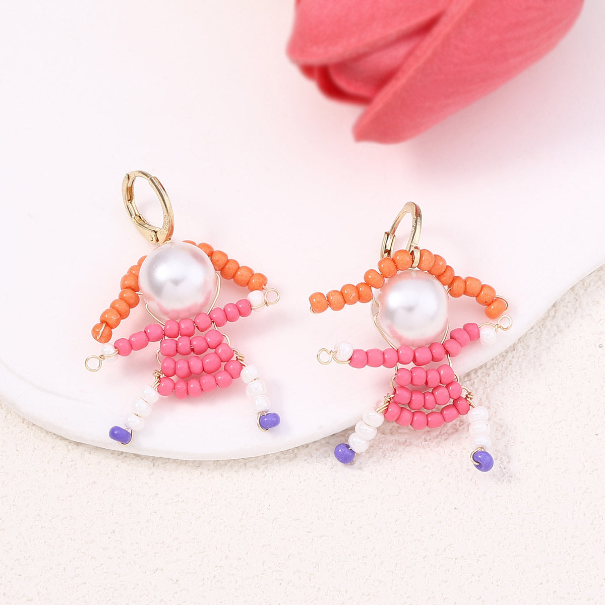 Beaded 3d Special Niche Funny Cute Ear Hook