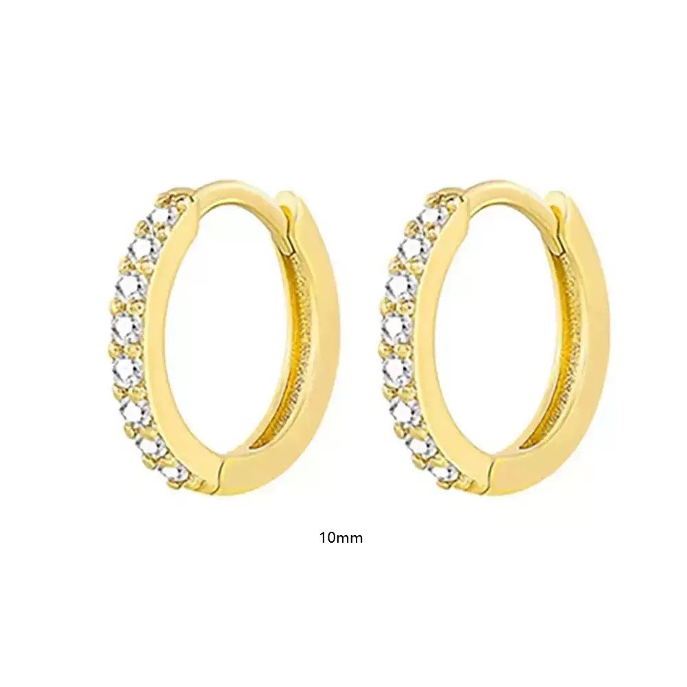 Women's Ear Clips Micro Inlaid Zircon Design Sense Earrings
