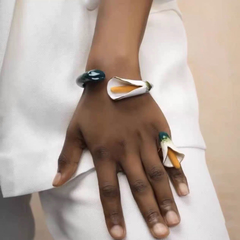 Flower High Sense Versatile Personality Temperament Rings