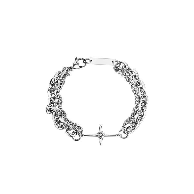 Men's Steel Trend Retro Minority Design Cold Bracelet