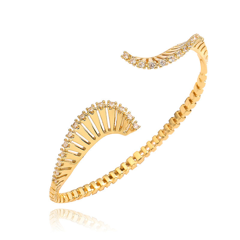 Niche Geometric Irregular Twisted Female Personalized Jewelry Set