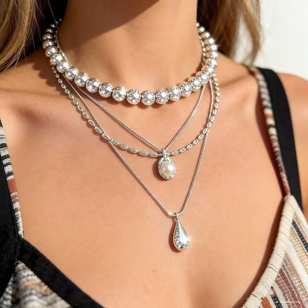 Punk Rock Style Simple Exquisite Sweet Necklace