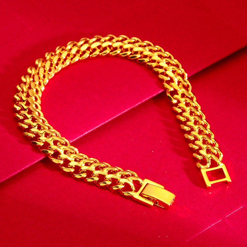 Innovative Women's Vietnam Placer Gold Centipede Bracelets