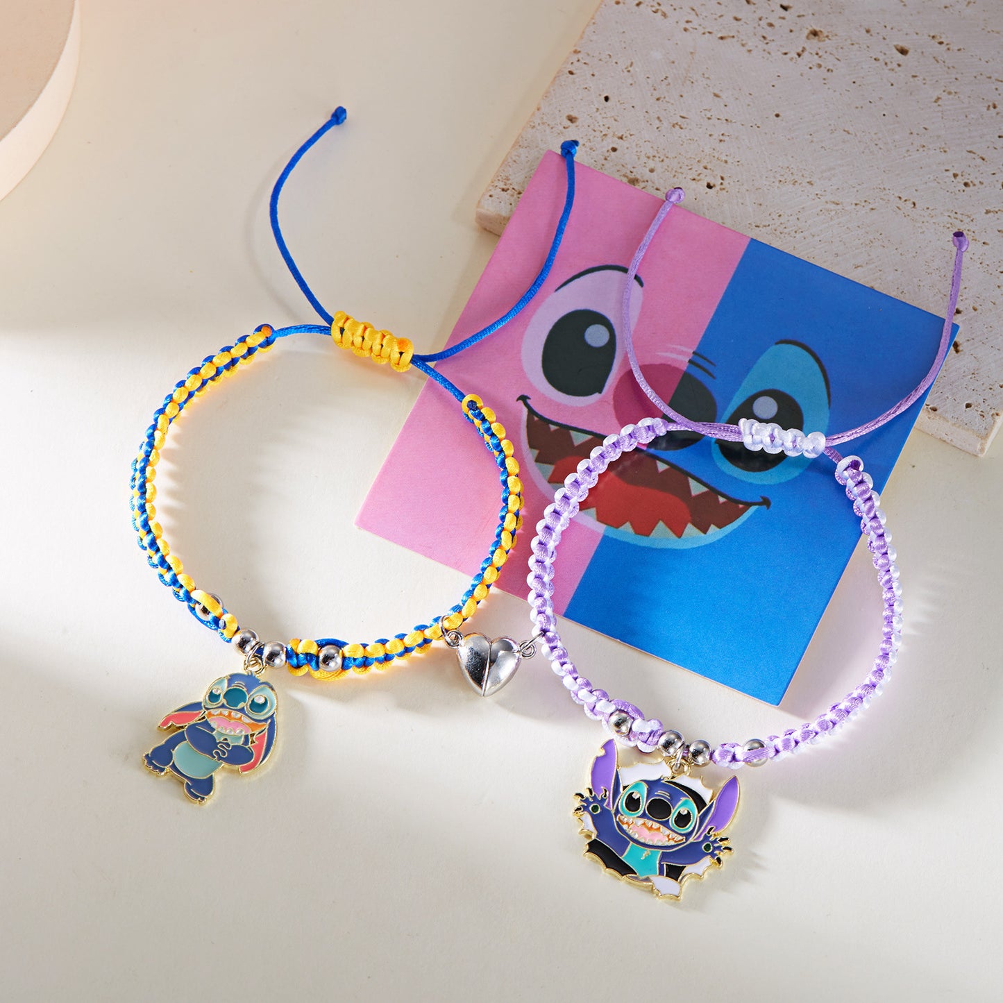 Stitch Couple Fashion One Pair Of Bracelets