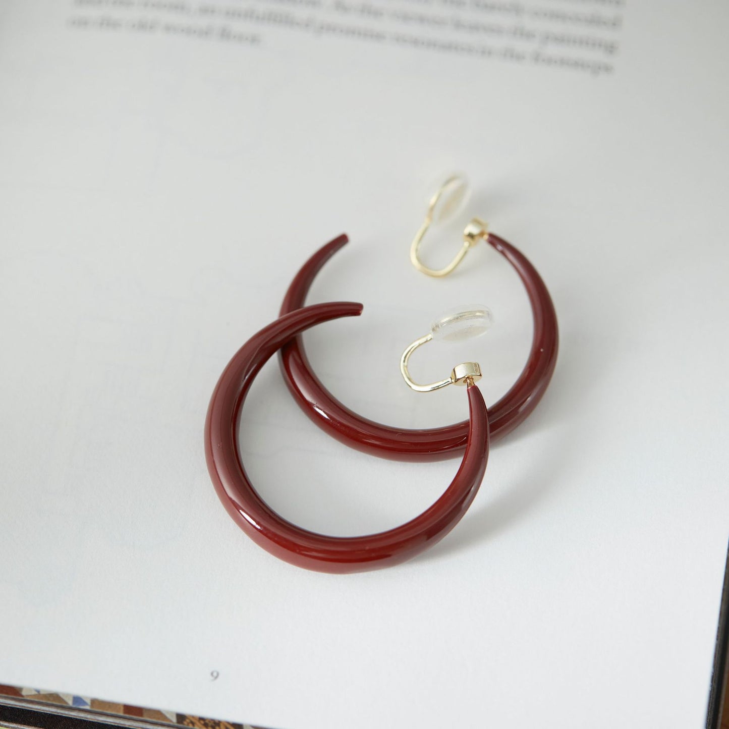 Circle Mosquito Coil Ear Clip No Pierced Earrings