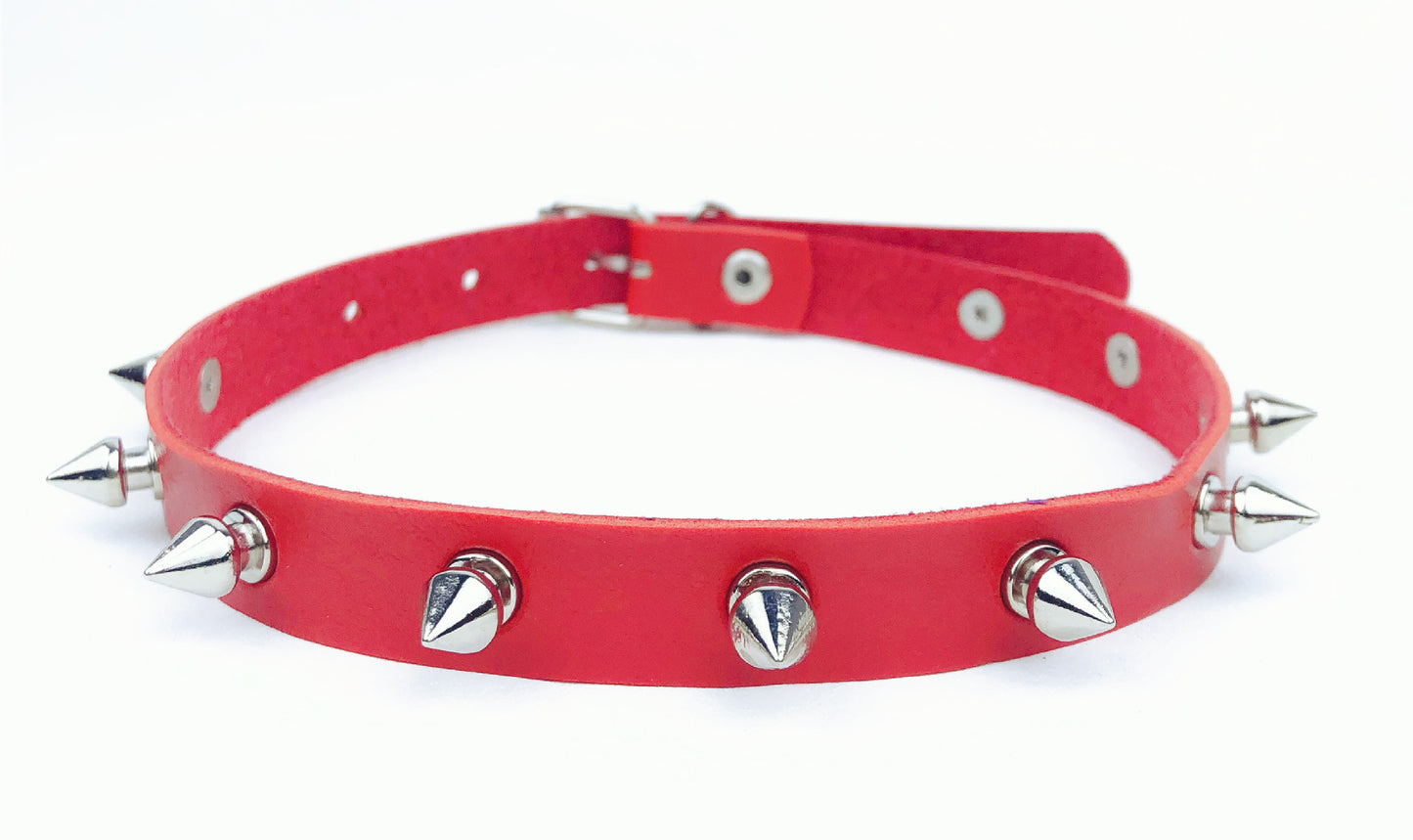 Punk Tip Rivet Leather Gothic Rock Collar