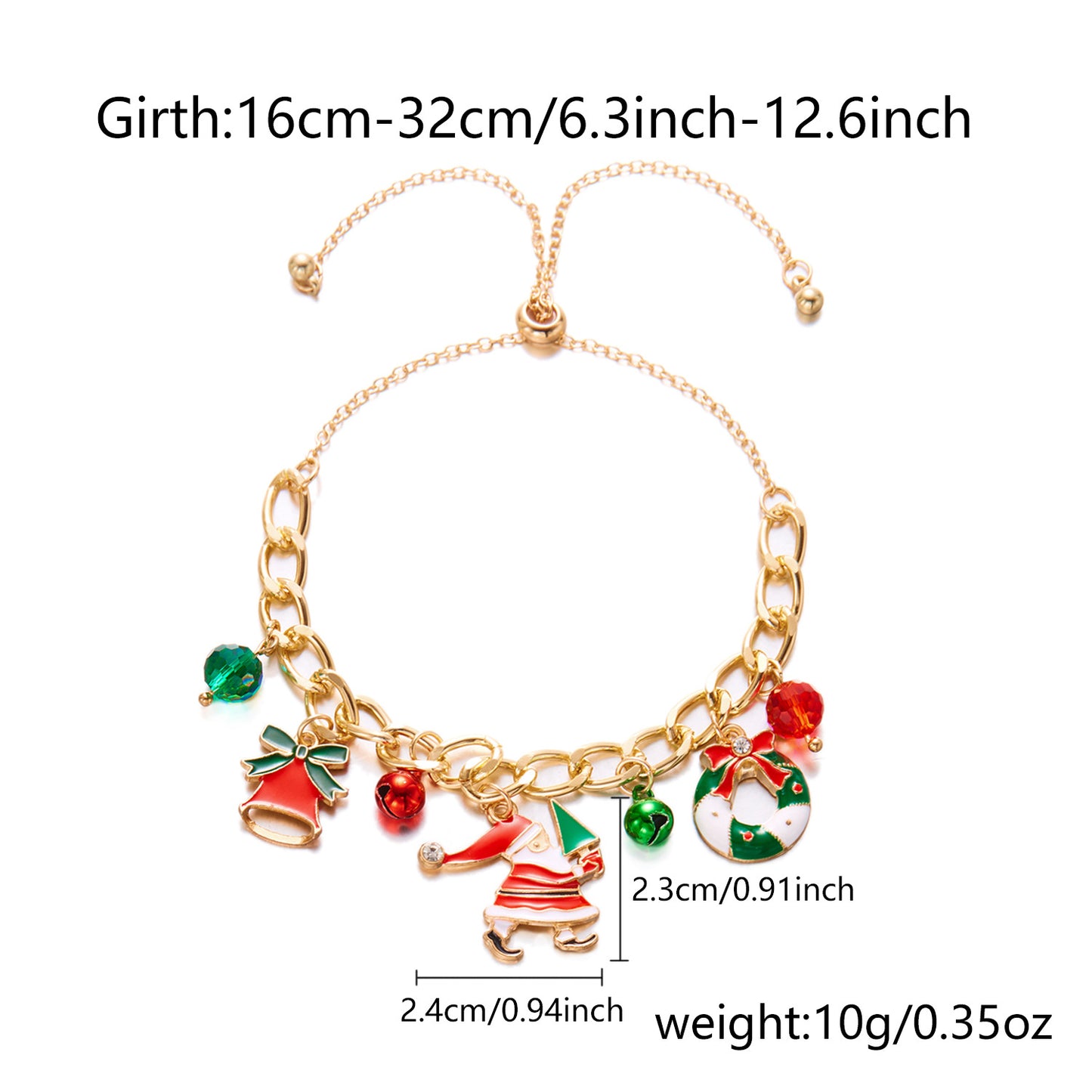 Women's Christmas High-grade Tree Snowman Bell Reindeer Bracelets