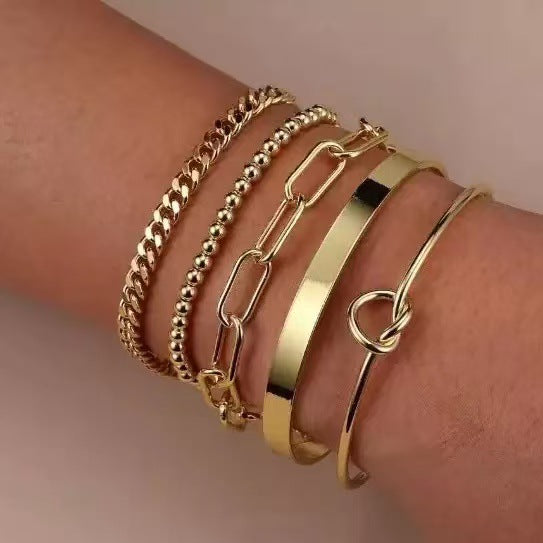 Pcs Hip Hop Cuban Punk Metal Bracelets