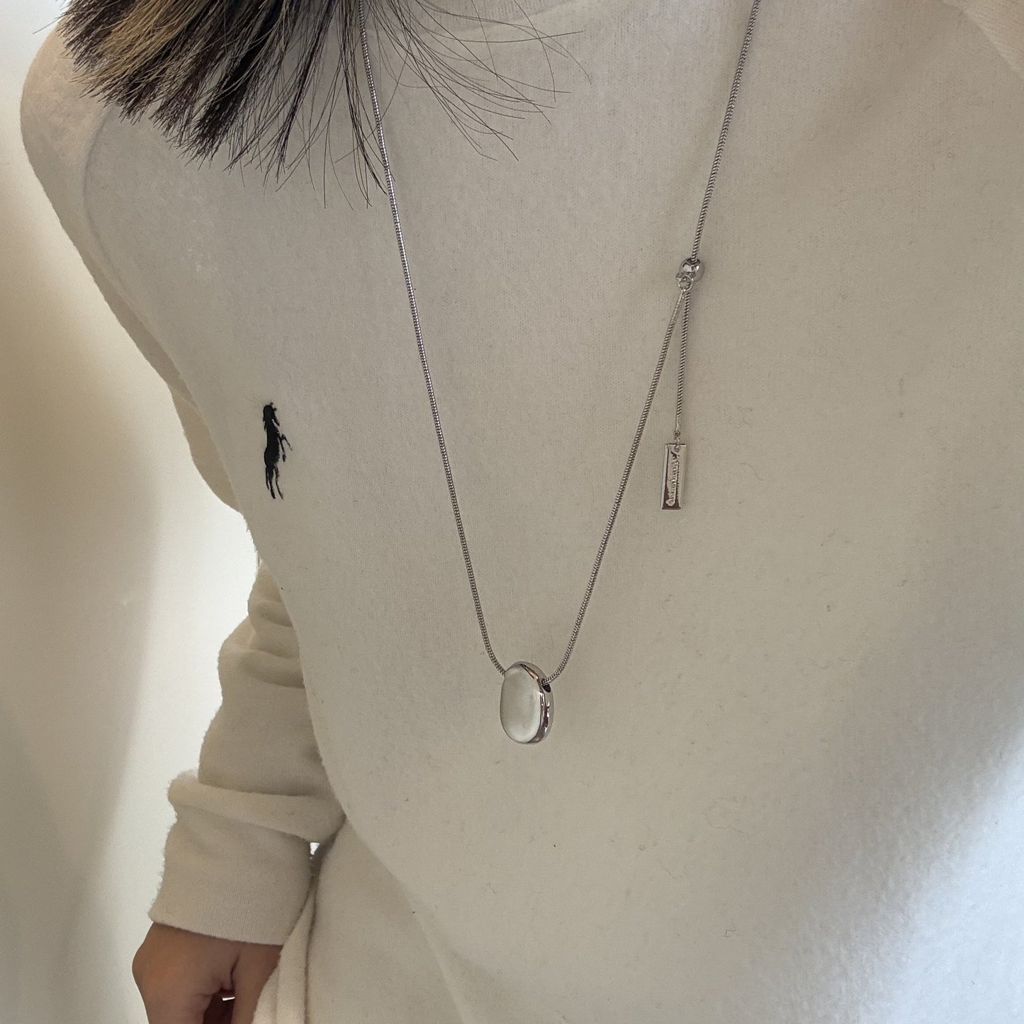 Women's Metal Cold Style Gold Sier Bean Fashionmonger Necklace