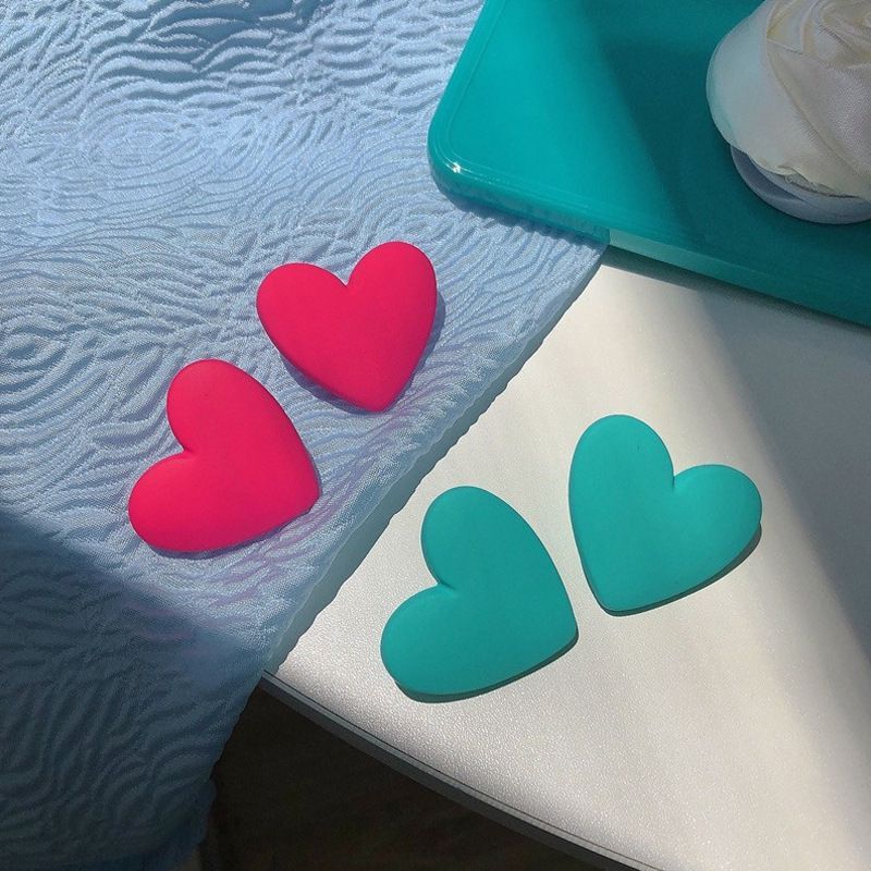 Women's Love Heart Fashionable Summer Niche High-grade Rings