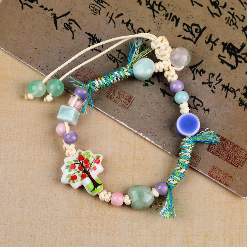 Style Literary Couple High-grade Fresh Cross Stall Bracelet