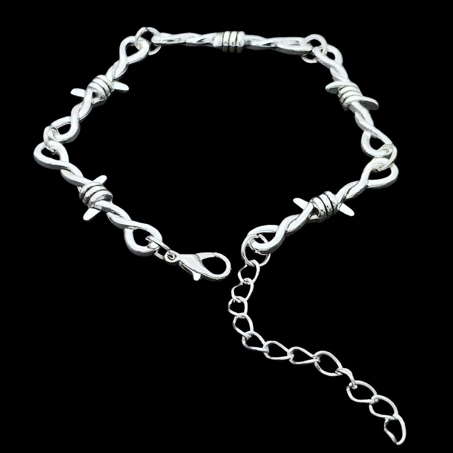 Women's & Men's Gothic Personality Fashion Thorns Hand Accessory Hip Hop Punk Bracelets