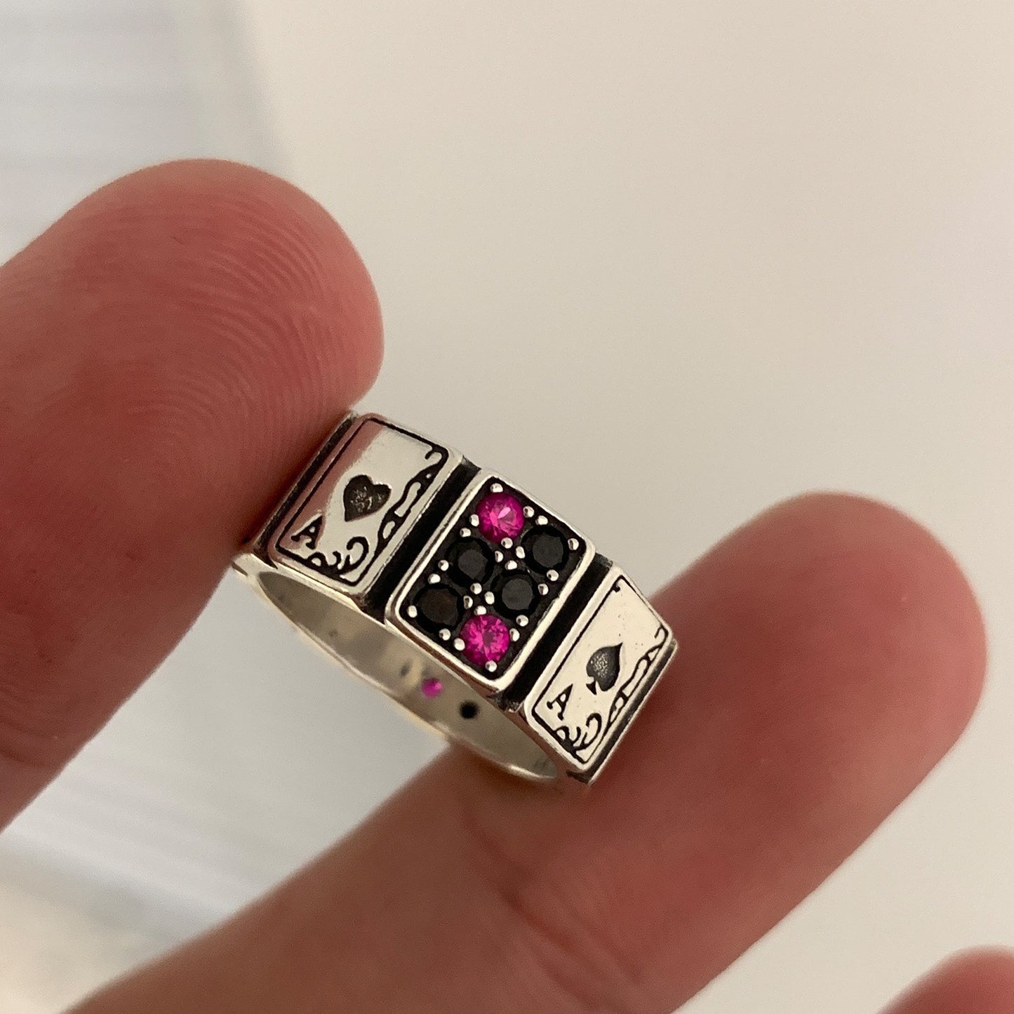 Cute Anime Cartoon Figures Small Female Niche Design Adjustable Ring