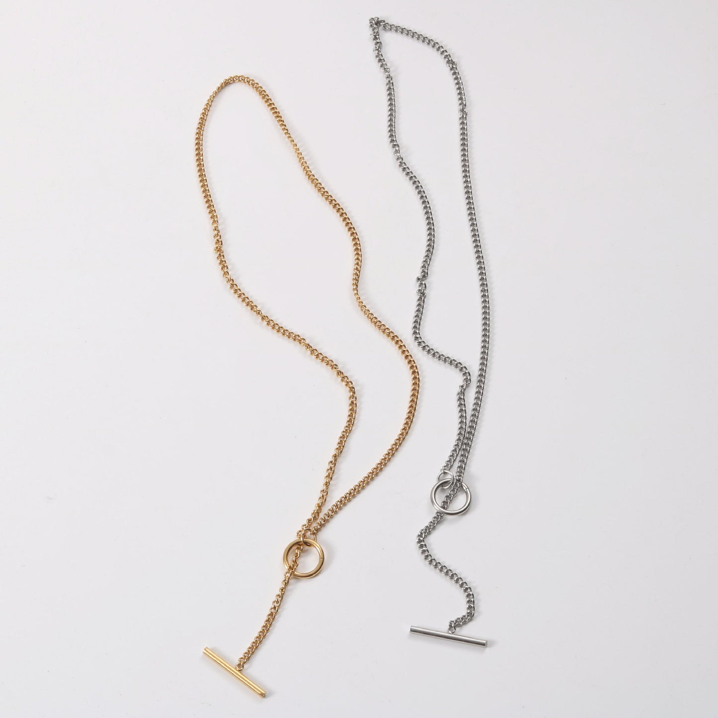 Accessories Denim Chain Gold-plated Titanium Steel Necklaces