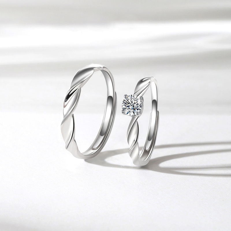 Galaxy Pair Of Korean Minimalist Open Ring