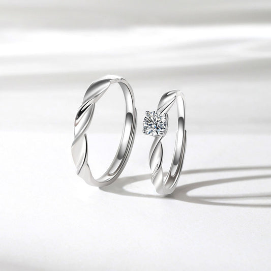 Galaxy Pair Of Korean Minimalist Open Ring