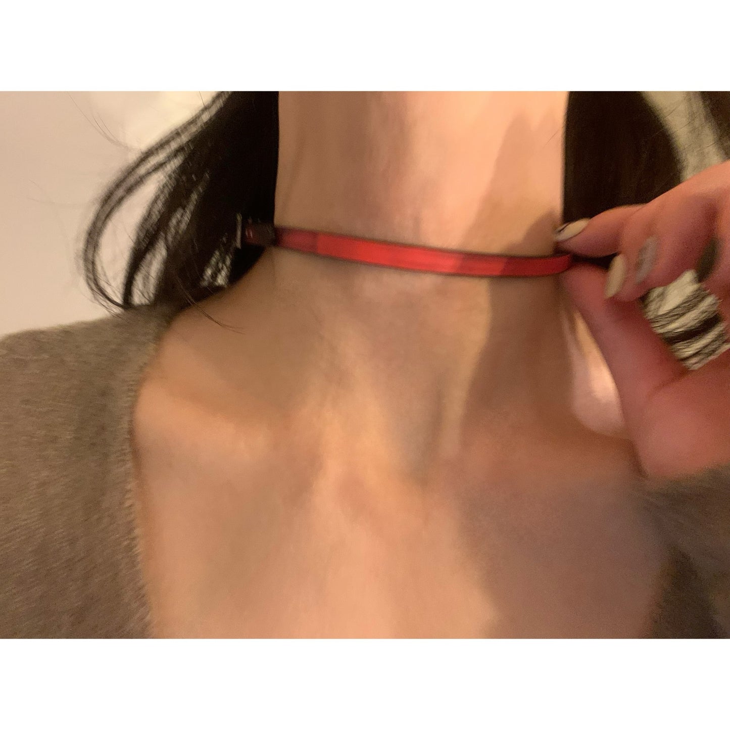 Women's Hot Style Soft Leather High-grade Sweet Collar