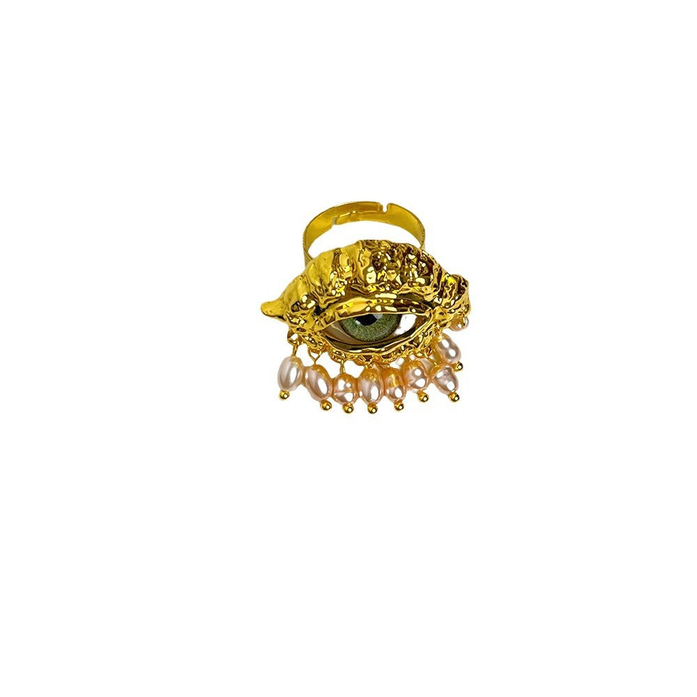 Devil's Eye Female Niche High-grade Light Luxury Retro Rings