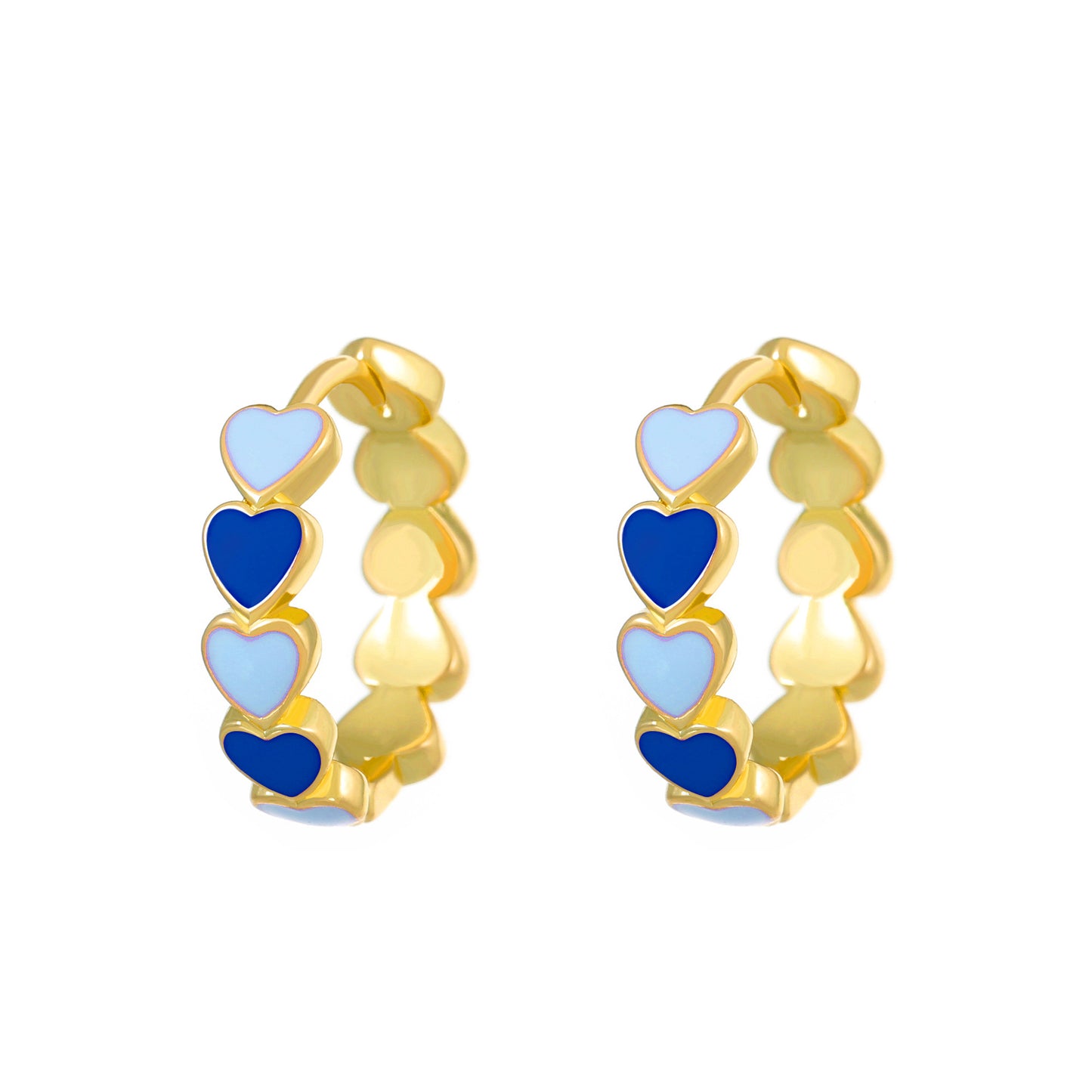 Women's Colorful Oil Shaped Fashion Temperamental Minority Design Geometric Earrings