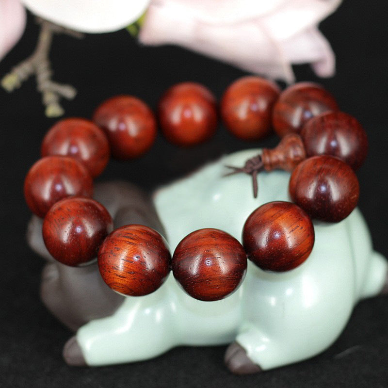 Cat Eye Rosewood Buddha Beads Car Madagascar Iron Bean Bracelets