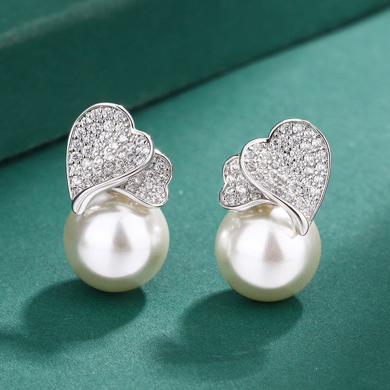 Women's Natural Freshwater Pearl White Shell Pearls Are Rings