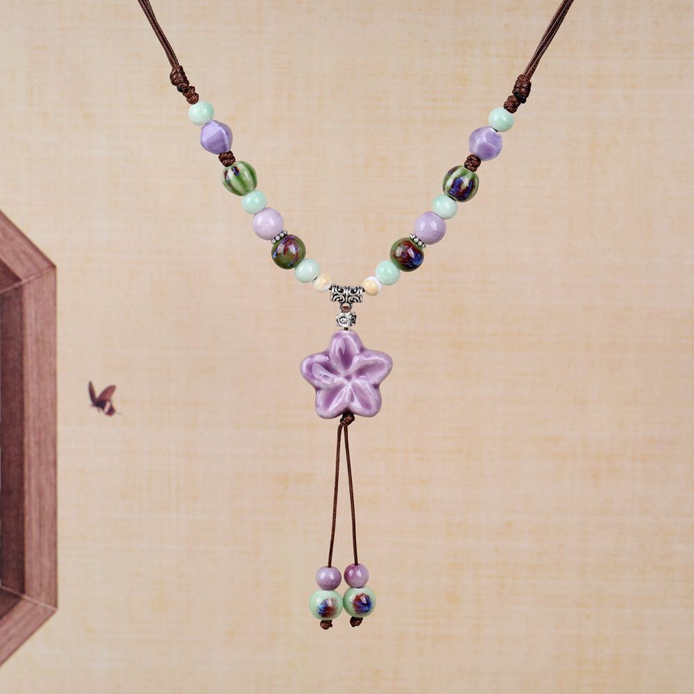Chinese Ethnic Style Butterfly Niche Ancient Necklaces