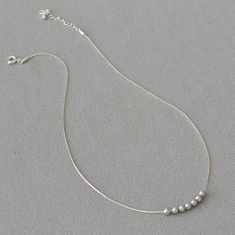 Women's Brass Gold-plated Elegant Delicate Clavicle Chain Necklaces