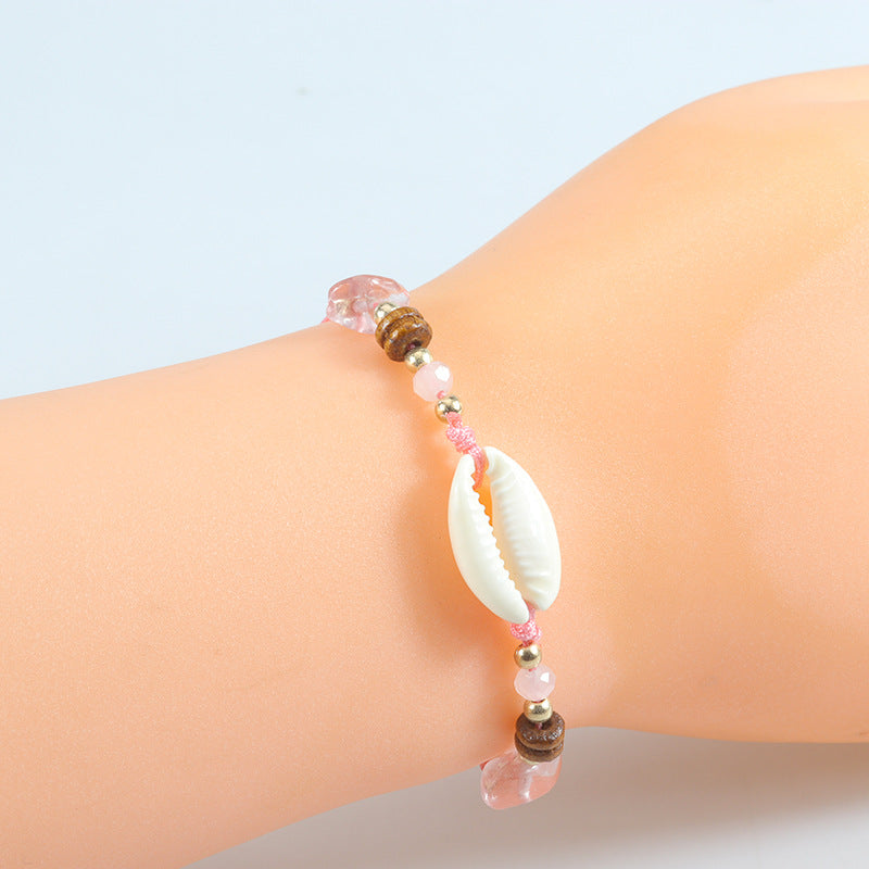 Shell Gravel Ocean Beach Design Surfing Bracelets