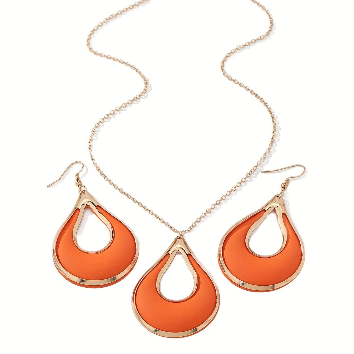 Eardrops Simple Temperament Female Creative Water Jewelry Set