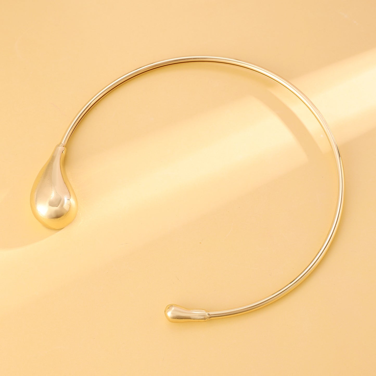 Exaggerated Punk Big Water Drop Ear Fashion Trend Short Jewelry Set