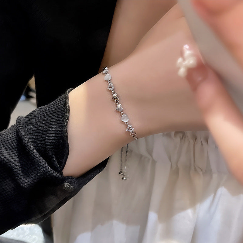 Women's Opal For Trendy Light Luxury Versatile Bracelet