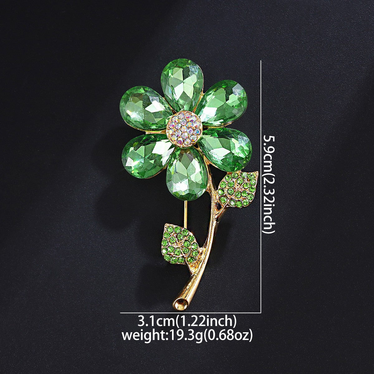 Women's & Men's Elegant Brooch Alloy Rhinestone Niche Design Business Corsage Brooches