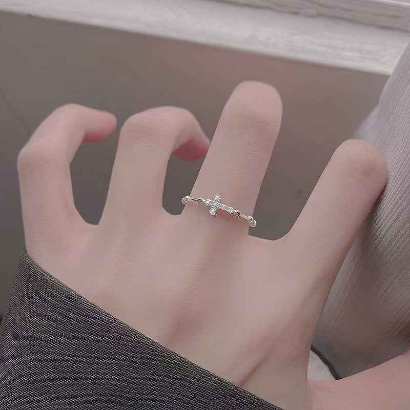Women's Index Finger Affordable Luxury Fashion Little Niche Design Couple Open Ring