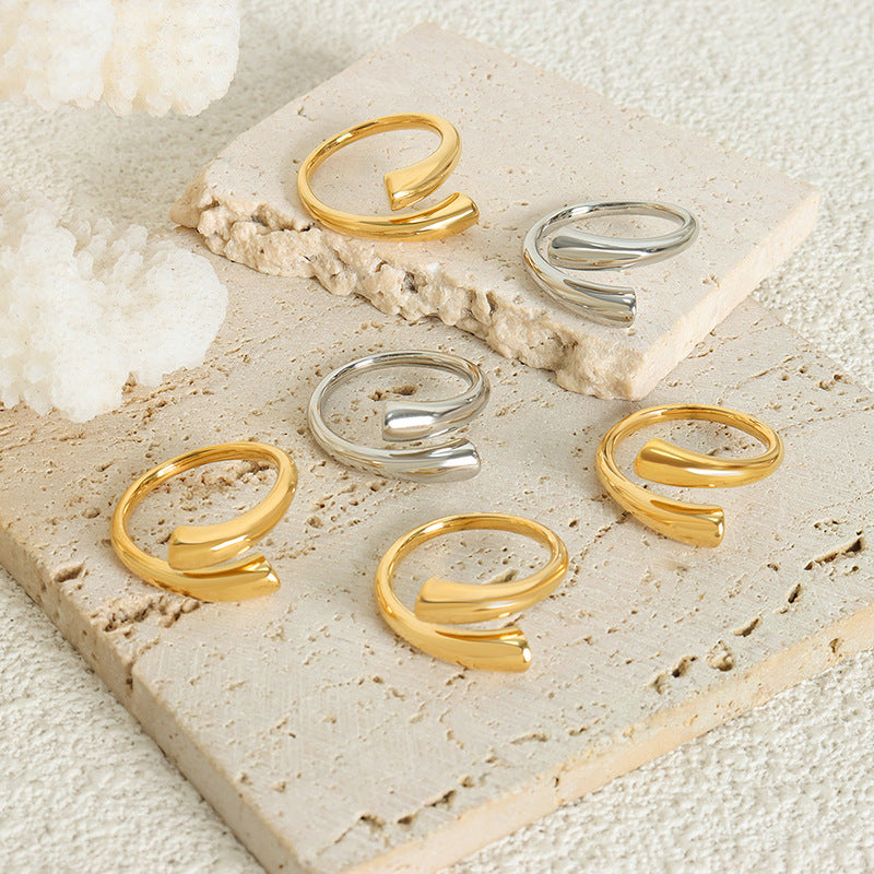 Design Cold Style Fashion Titanium Steel No Ring