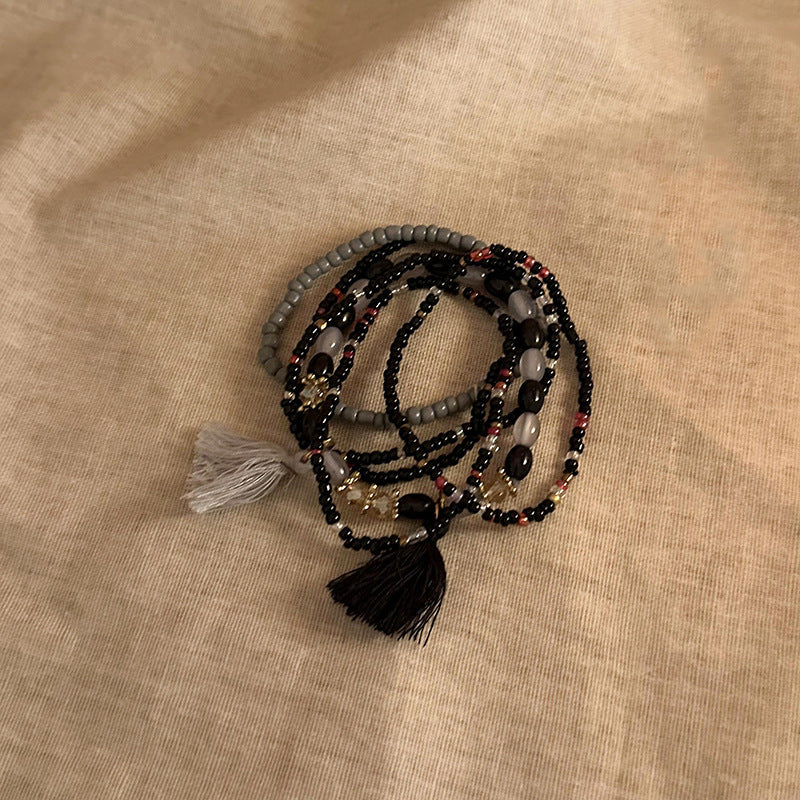 Women's Beaded Ethnic Style Light Luxury High Sense Bracelet
